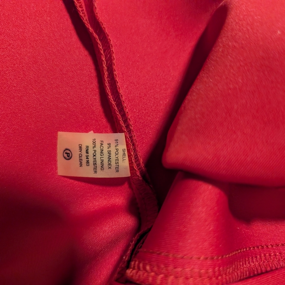 ❤️Tommy Hilfiger Vibrant Red Midi Dress - Picture 7 of 9